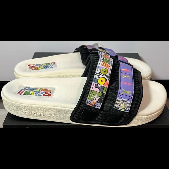 adidas Shoes Adidas Adilette Pride Pack Love Unites Slide
